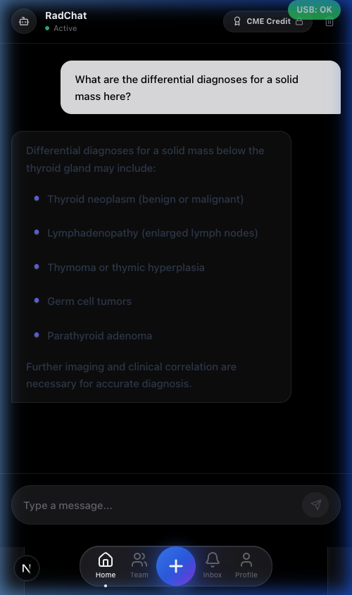 Chat with the case on ANTR